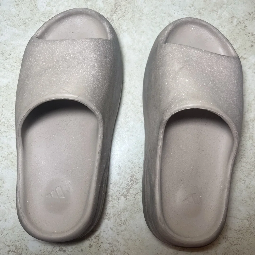 ADIDAS YEEZY SLIDE 'EARTH BROWN' COUTURE STREETWEAR SLIPON SANDAL Women's Size 8